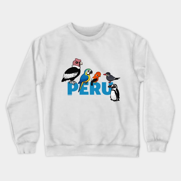 Peruvian Birdorable Birds Crewneck Sweatshirt by birdorable